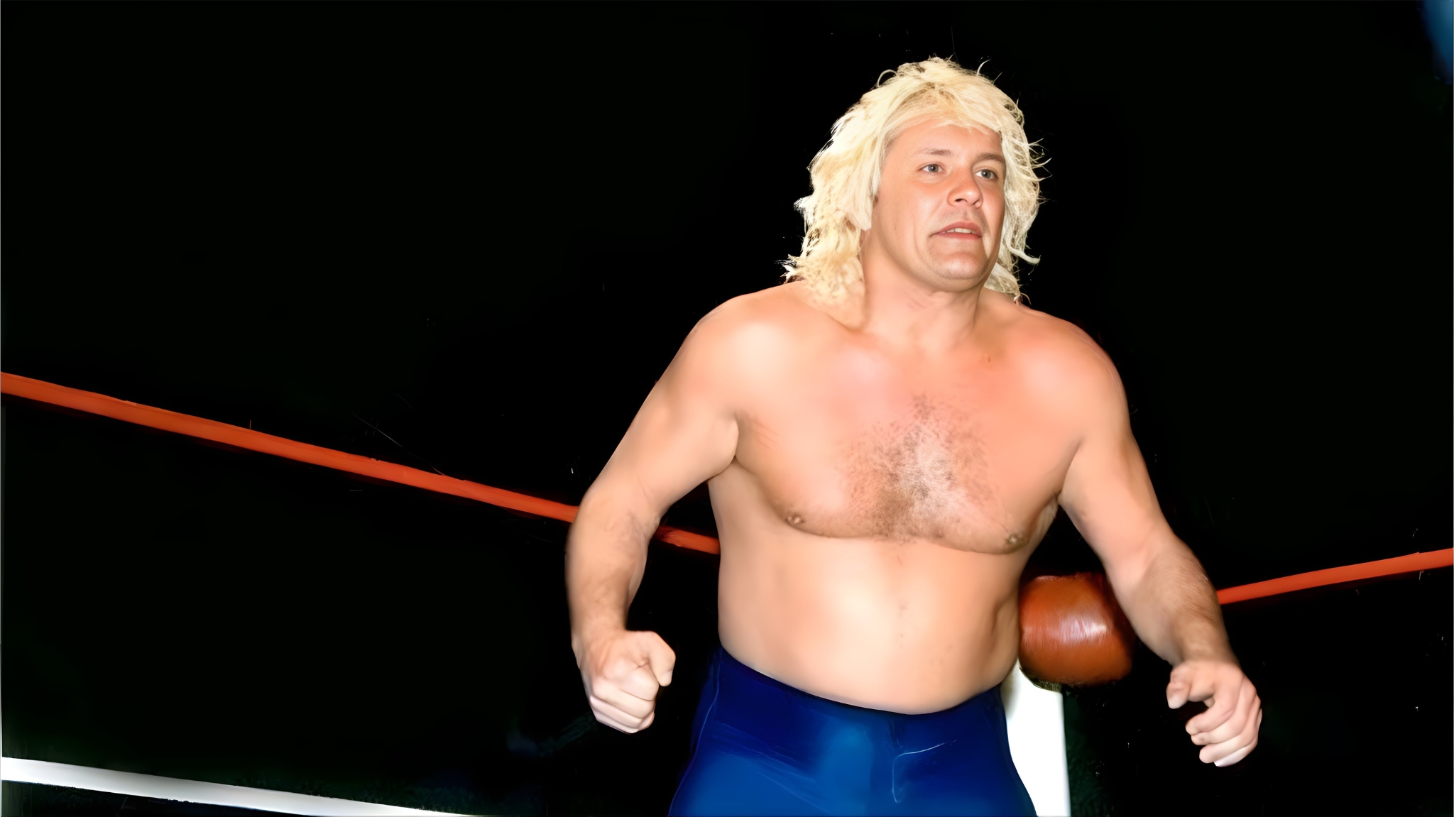 Buddy Roberts (Dale Hey), the veteran performer and former Hollywood Blonds tag team star, during his stint in Southwest Championship Wrestling. After years with Bill Watts’ Mid-South Wrestling, Roberts brought star power to SWCW, where he engaged in a heated rivalry with Tully Blanchard. His time in Texas proved to be a stepping stone before reuniting with Michael Hayes and Terry Gordy to form the legendary Fabulous Freebirds. 