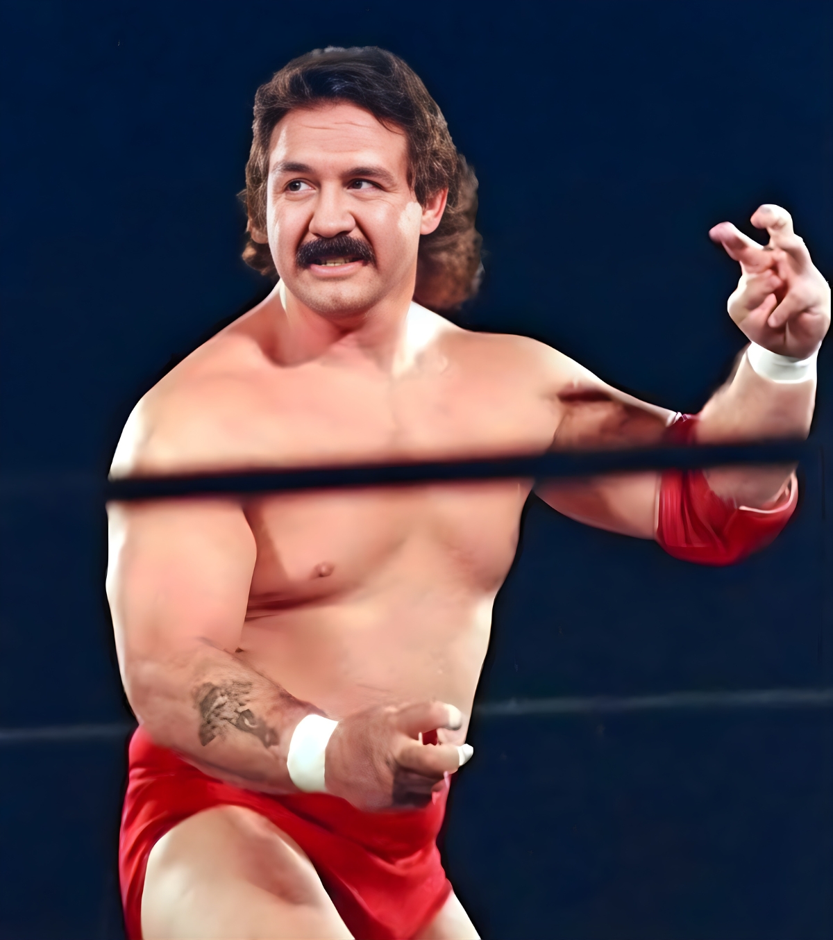 Manny Fernandez: The Raging Bull who stormed into Southwest Championship Wrestling in 1981 and immediately claimed the Southwest Heavyweight Championship. He was one of the territory’s most decorated performers. 