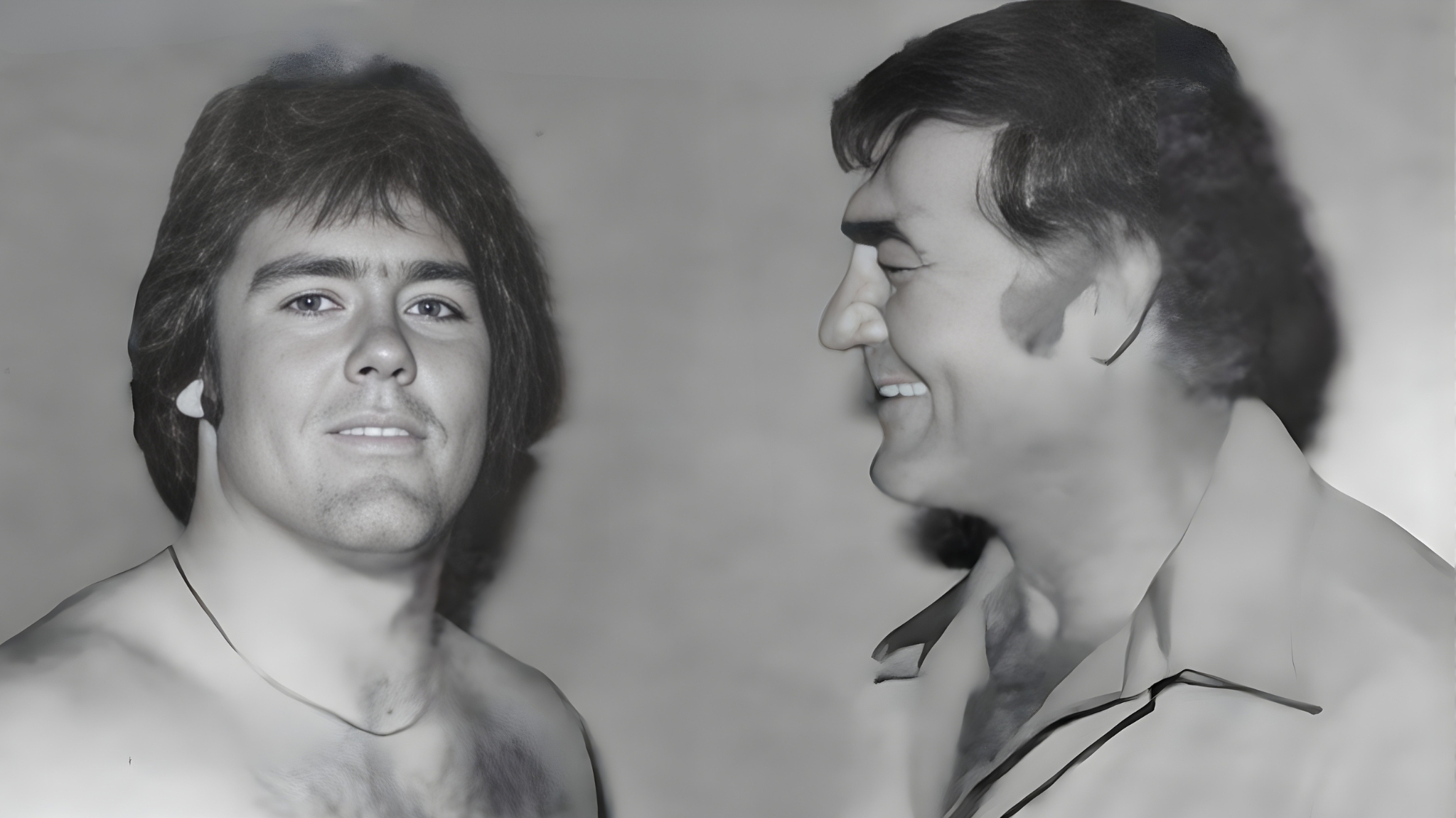 Joe Blanchard (right) with his son, Tully Blanchard, during the early years of Southwest Championship Wrestling. The father-son duo would transform San Antonio into a wrestling powerhouse. 
