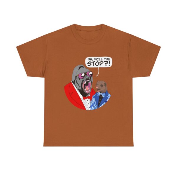 Gorilla Monsoon & Bobby Heenan “Will You Stop!” T-Shirt - Image 17