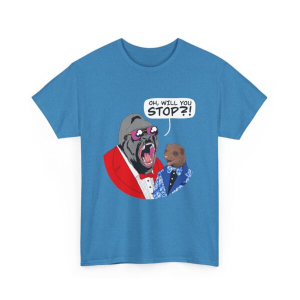 Gorilla Monsoon & Bobby Heenan “Will You Stop!” T-Shirt - Image 27