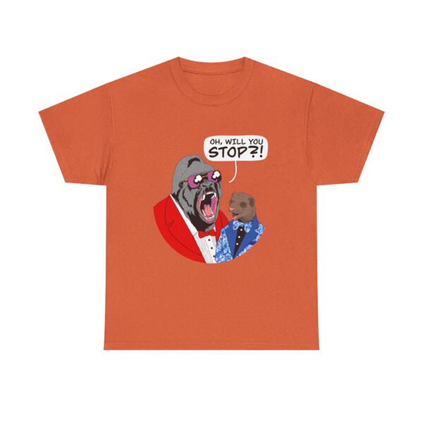 Gorilla Monsoon & Bobby Heenan “Will You Stop!” T-Shirt - Image 13
