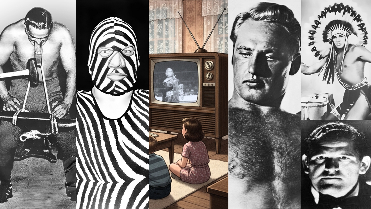 From carnival strongmen who could hoist anvils with their teeth to zebra-striped monsters, 