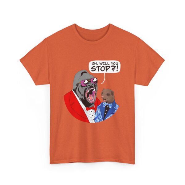 Gorilla Monsoon & Bobby Heenan “Will You Stop!” T-Shirt - Image 15