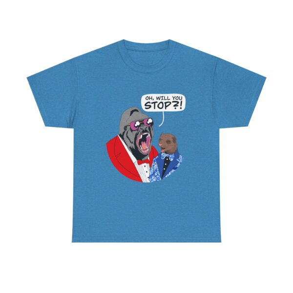 Gorilla Monsoon & Bobby Heenan “Will You Stop!” T-Shirt - Image 25