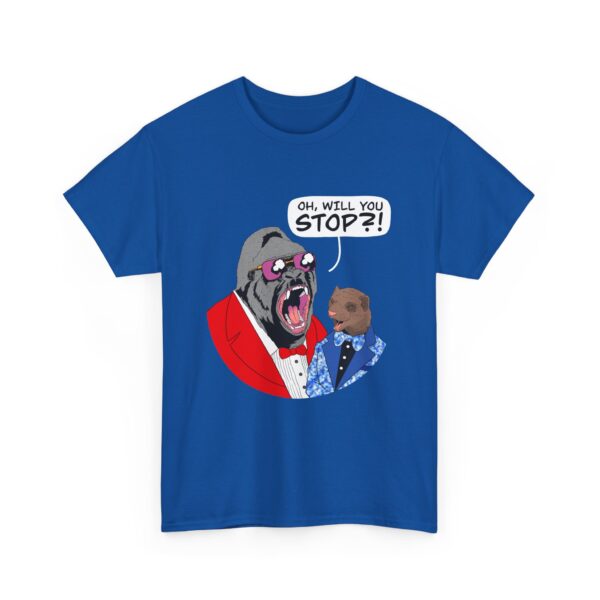 Gorilla Monsoon & Bobby Heenan “Will You Stop!” T-Shirt - Image 39