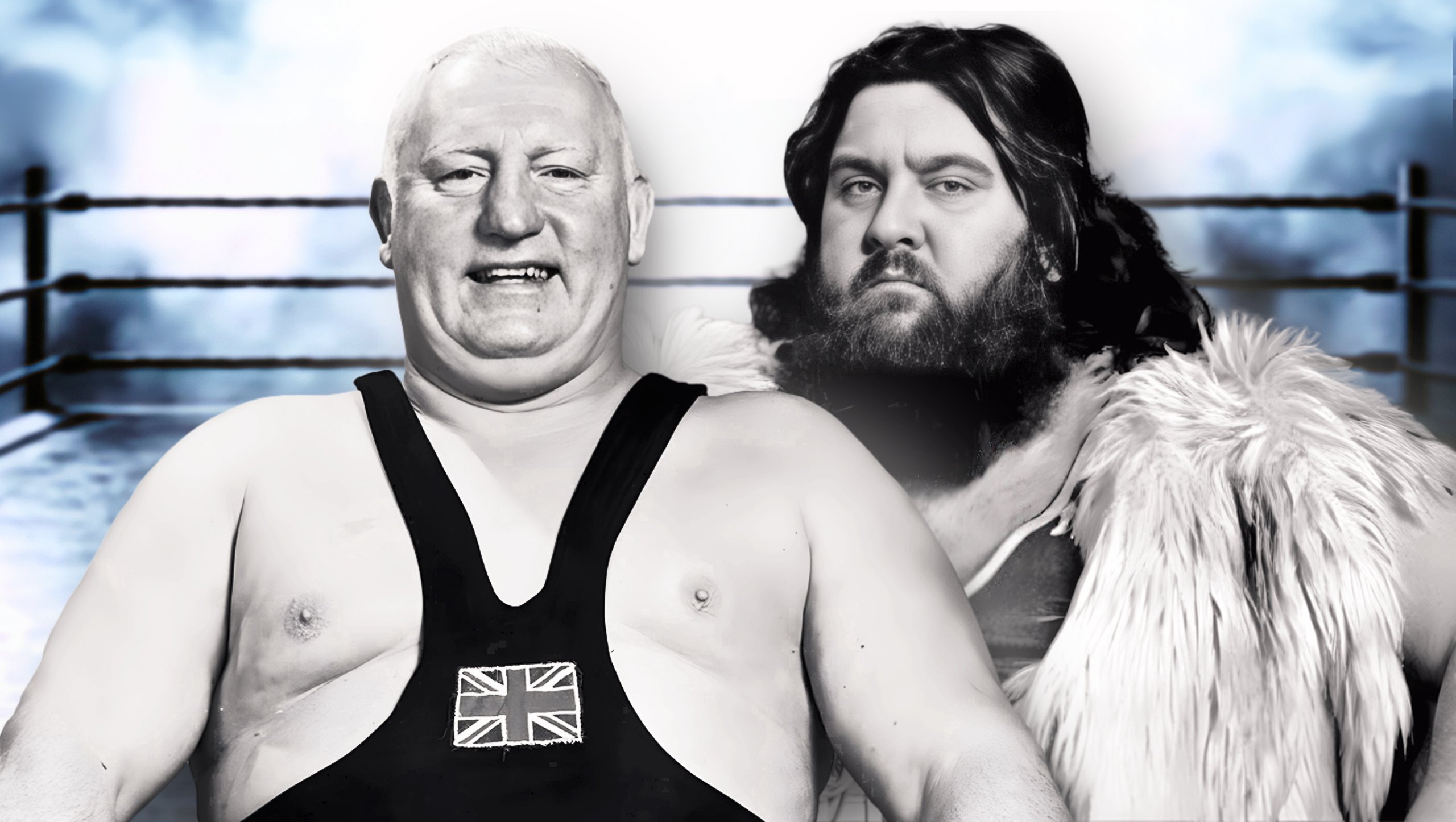 Big Daddy vs Giant Haystacks ruled 1970s and 1980s Britain. But the feud was never just good versus evil. Most fans only heard half the story! Artwork by Pro Wrestling Stories.