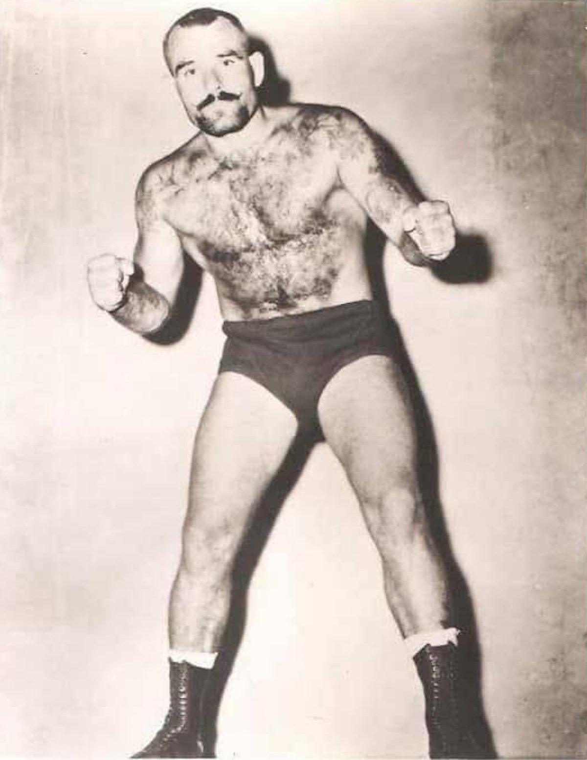 Karl Von Hess (Frank George Faketty), a U.S. Navy veteran who drew instant heat by portraying a goose stepping WWII era 