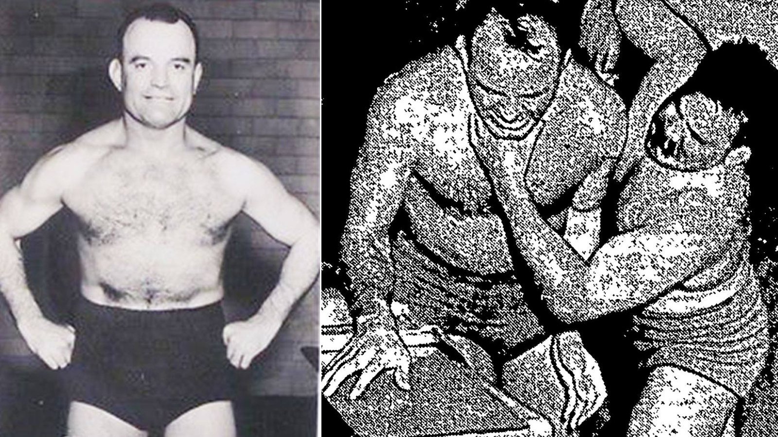 George 'K.O.' Koverly, real name Godjo Kovacevich, was active in the 1930s and 1940s, competing in territories such as Newark, New Jersey and the U.S. Southeast under a tough, hard-hitting persona.