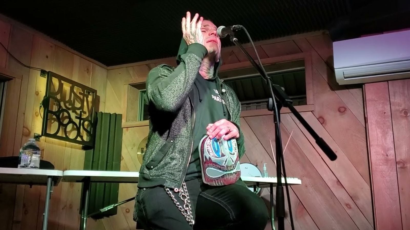 Jeff Hardy performing with his band Peroxwhygen which released three full albums