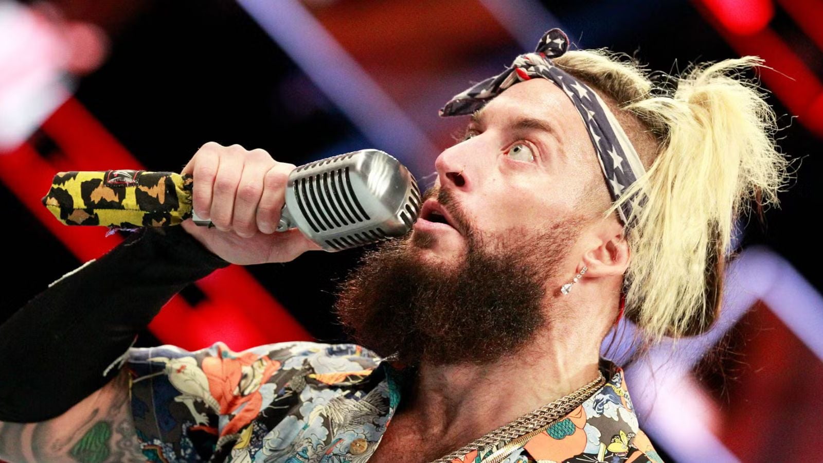 Enzo Amore who began recording music after suffering a concussion at WWE Payback 2016