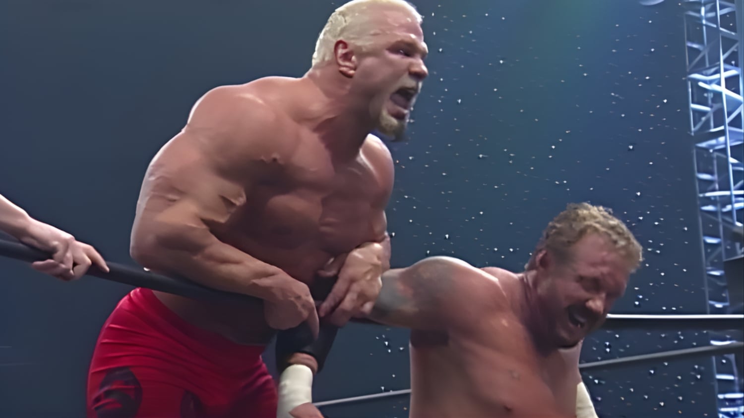 Scott Steiner and Diamond Dallas Page met at WCW Greed on March 18, 2001, in what would be WCW’s final ever pay-per-view match, just months after their infamous real-life backstage fight. 