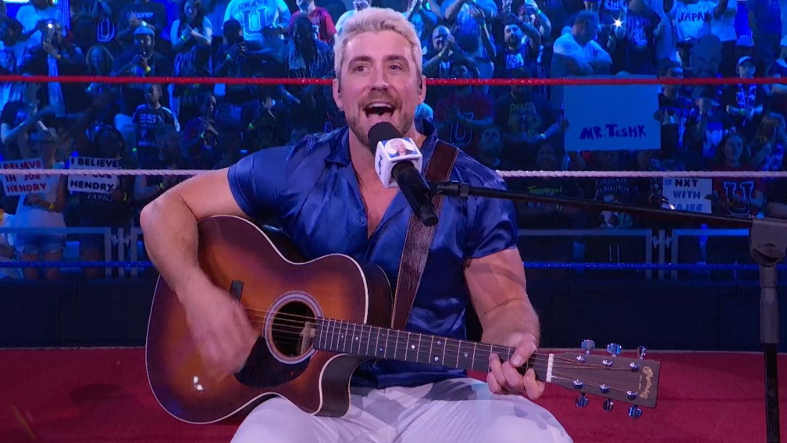 Joe Hendry TNA and NXT star who released his compilation album Total Hendry in 2025 and landed his entrance theme I Believe in Joe Hendry in the UK Top 40