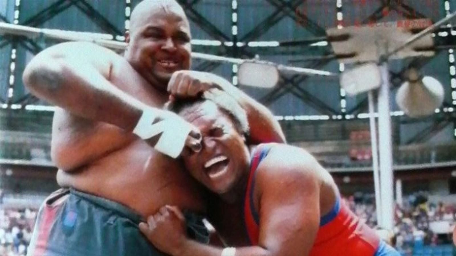 WWF Puerto Rico 1985: The Expansion That Failed Carlos Colón and Abdullah the Butcher before the 1985 WWC Battle of the Gladiators in Puerto Rico