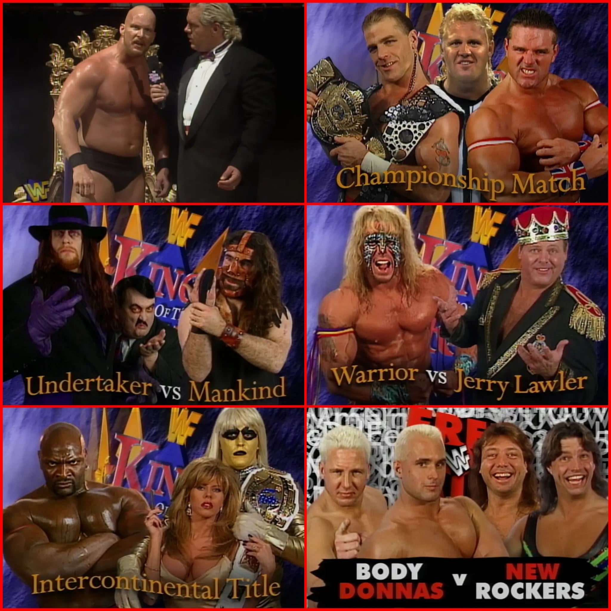 The WWF roster was deep into a grueling 1996 Midwest loop that included King of the Ring in Milwaukee before heading to Louisville Gardens. 