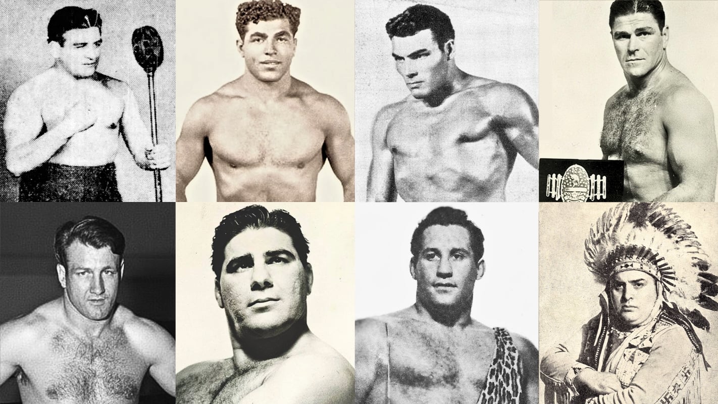 They filled arenas coast to coast without a single television camera. These are the forty-two pre-TV babyfaces history nearly forgot - the good guys every TV-era star was built upon.