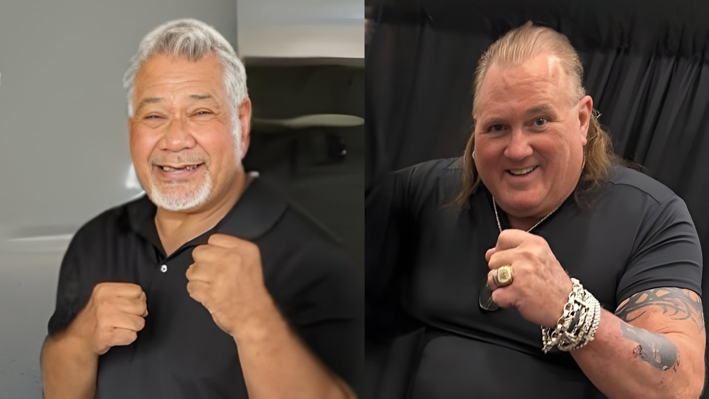 Decades after their infamous locker room confrontation, Haku and Brutus 
