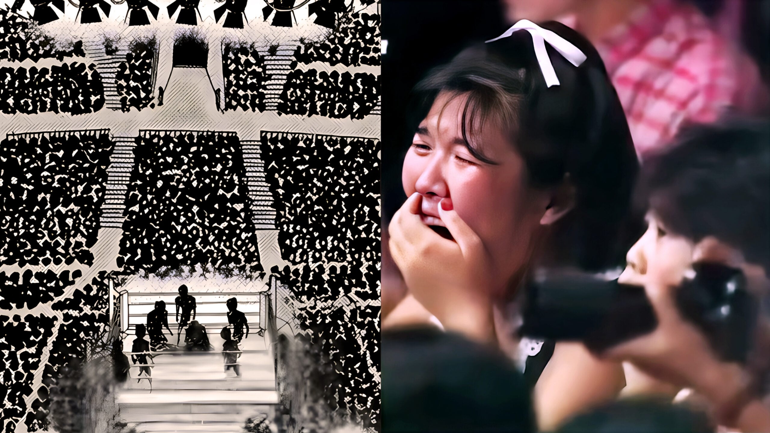 A young fan breaks down inside Osaka-jō Hall on August 28, 1985. She was not alone. More than 11,000 came for the hair vs. hair match between Chigusa Nagayo and Dump Matsumoto. What they witnessed was something no one had prepared for.