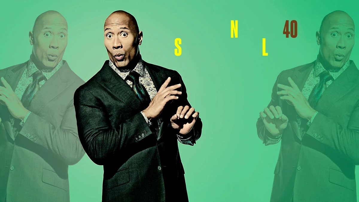 10 Times WWE Stars Took Over Saturday Night Live Dwayne Johnson hosts Saturday Night Live Season 40 Episode 16 on March 28 2015 during SNL's 40th anniversary year