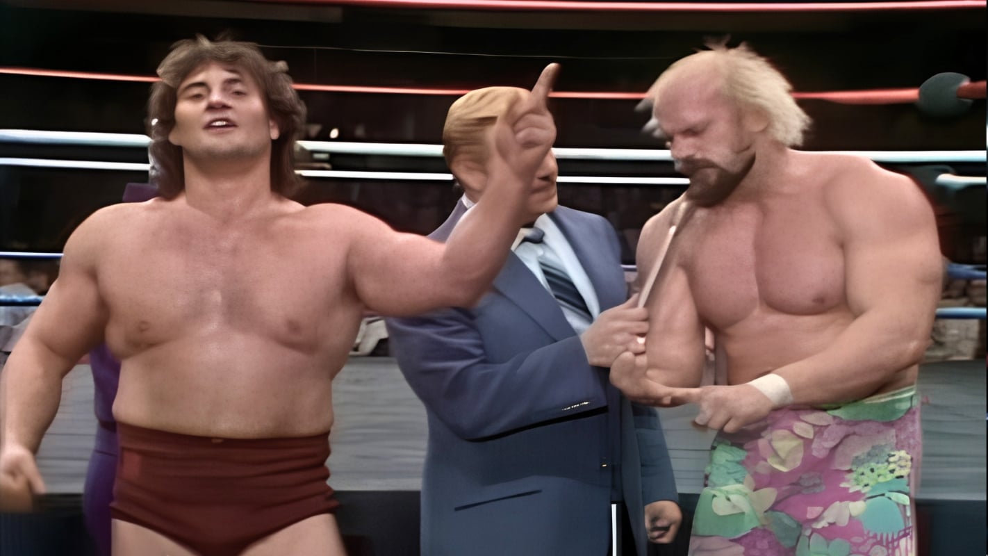 Former AWA Tag Team Champions, Adrian Adonis and Jesse 