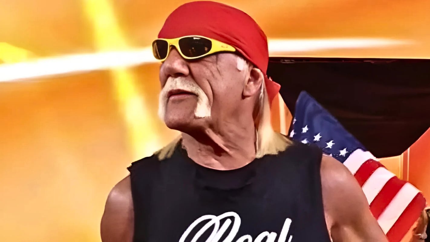 Hulk Hogan is met with boos from the WWE crowd on January 6, 2025, during the debut of WWE Raw on Netflix, where he appeared to promote his Real American Beer brand.
