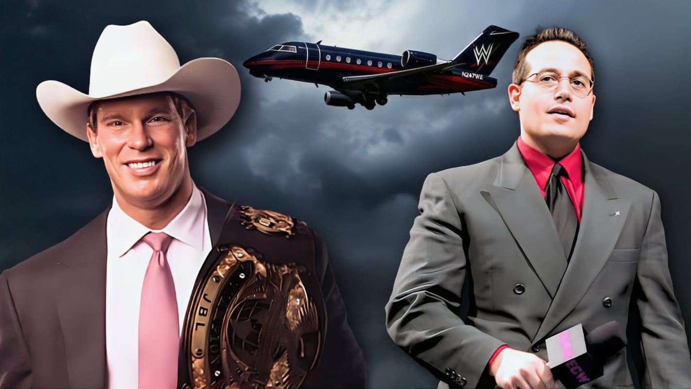 JBL (John Bradshaw Layfield) and ECW announcer Joey Styles, two men whose very different roles in WWE collided on a late-night flight home from a 2008 Tribute to the Troops tour, resulting in one of the most infamous real-life confrontations in modern WWE backstage history. 