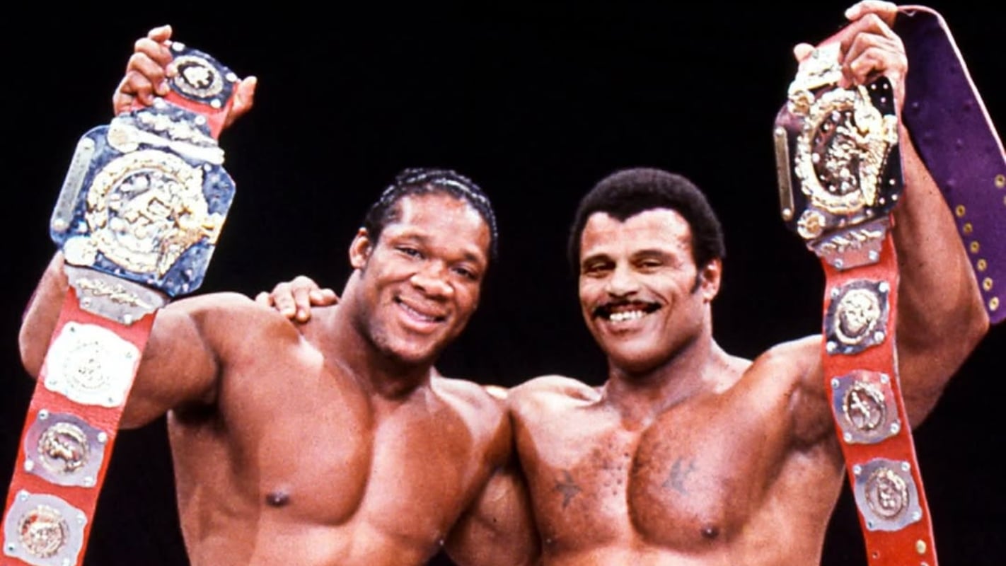 Tony Atlas and Rocky Johnson, The Soul Patrol, became the first African-American WWF World Tag Team Champions, making history in the World Wrestling Federation in November 1983.