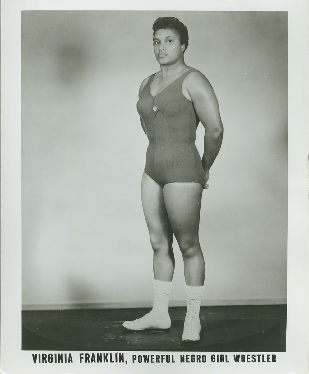 Virginia Franklin competed on NWA-affiliated cards across the Mid-Atlantic and Midwest territories in the early 1960s, including a historic 1962 Greensboro Coliseum all-Black women's tag match. 