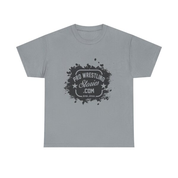 Pro Wrestling Stories Splash Logo (In Black) T-Shirt - Image 8