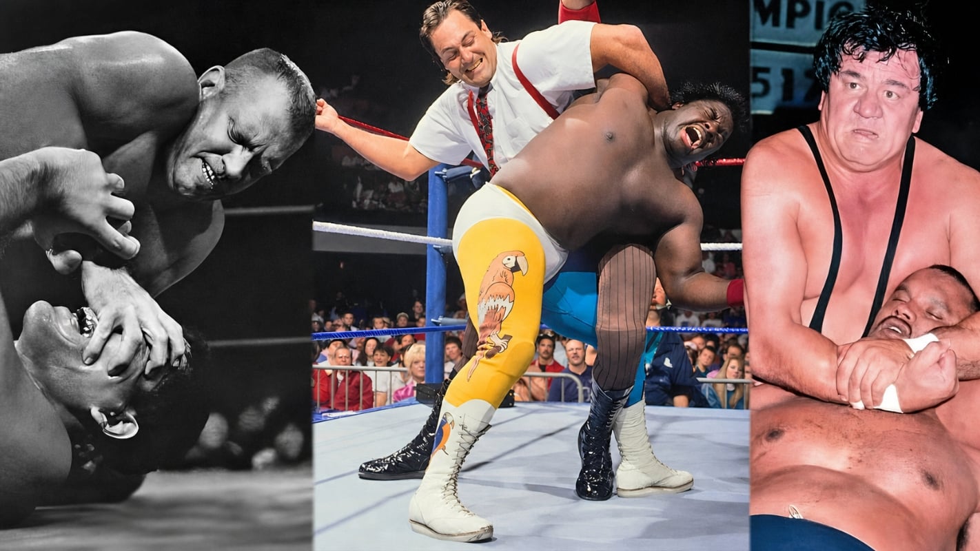 Fritz Von Erich’s Iron Claw, Irwin R. Schyster’s rope-assisted abdominal stretch, and Chief Wahoo McDaniel’s sleeper hold captured a time when a simple hold could stop a match cold. These moves did not need flips, tables, or a dozen false finishes. They only needed fans to believe the end might be seconds away, and they are among the 150 classic wrestling moves you rarely see anymore.