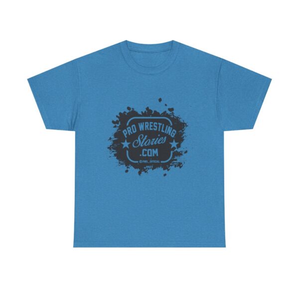 Pro Wrestling Stories Splash Logo (In Black) T-Shirt - Image 7