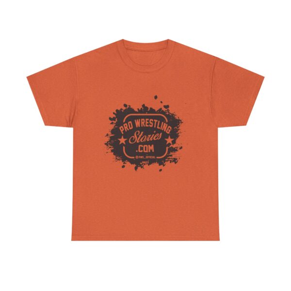 Pro Wrestling Stories Splash Logo (In Black) T-Shirt - Image 11