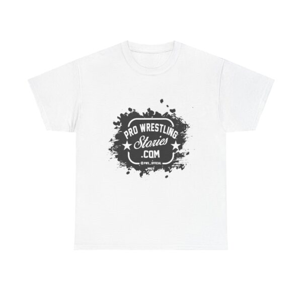 Pro Wrestling Stories Splash Logo (In Black) T-Shirt - Image 5