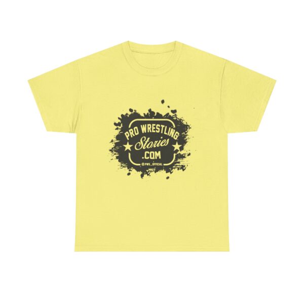 Pro Wrestling Stories Splash Logo (In Black) T-Shirt - Image 6