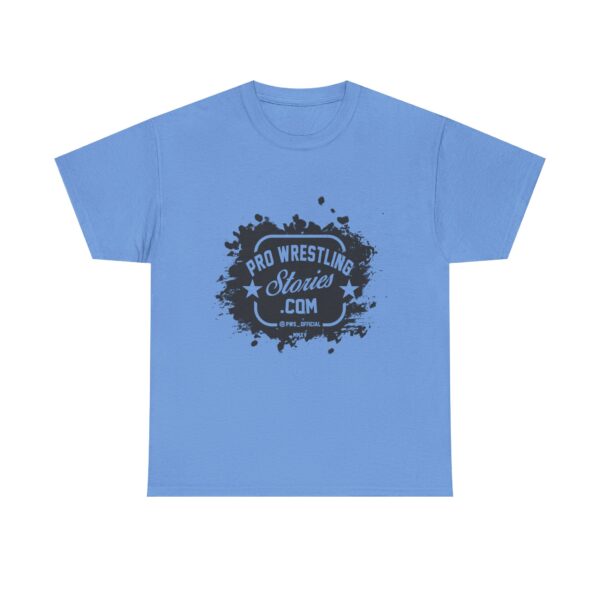 Pro Wrestling Stories Splash Logo (In Black) T-Shirt - Image 3