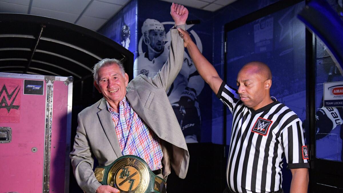 Gerald Brisco: The Untold Story of a Champion's Life Gerald Brisco awarded the WWE 24/7 Championship.