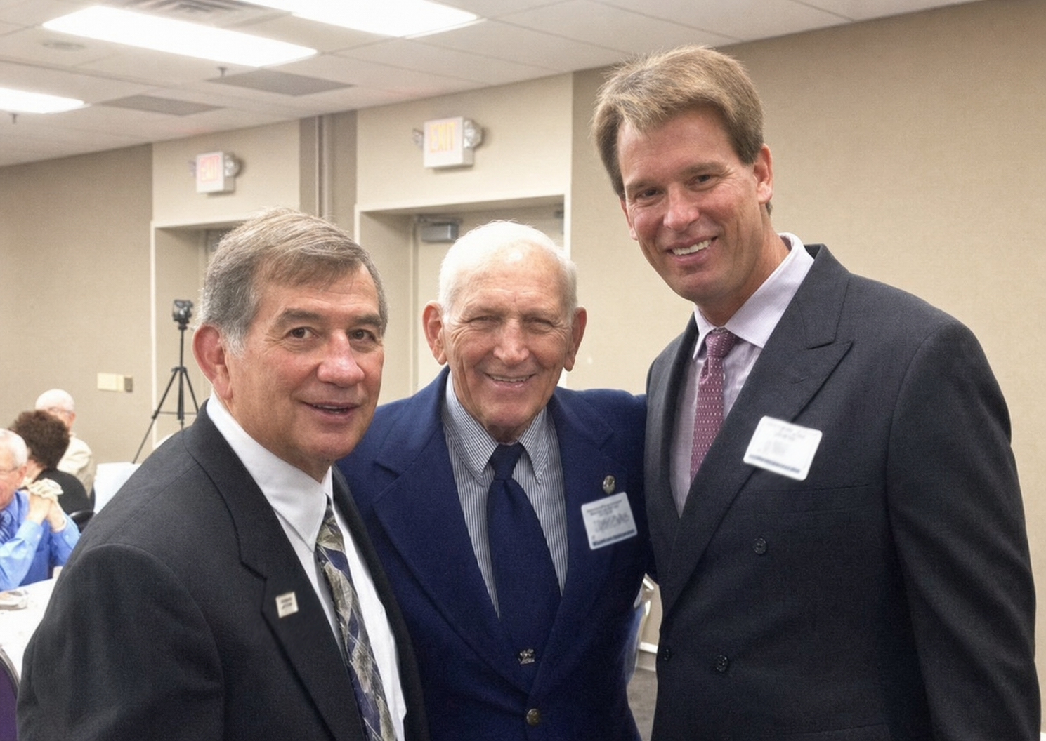 Gerald Brisco: The Untold Story of a Champion's Life Gerald Brisco alongside Danny Hodge and JBL at the 2012 George Tragos and Lou Thesz Professional Wrestling Hall of Fame.