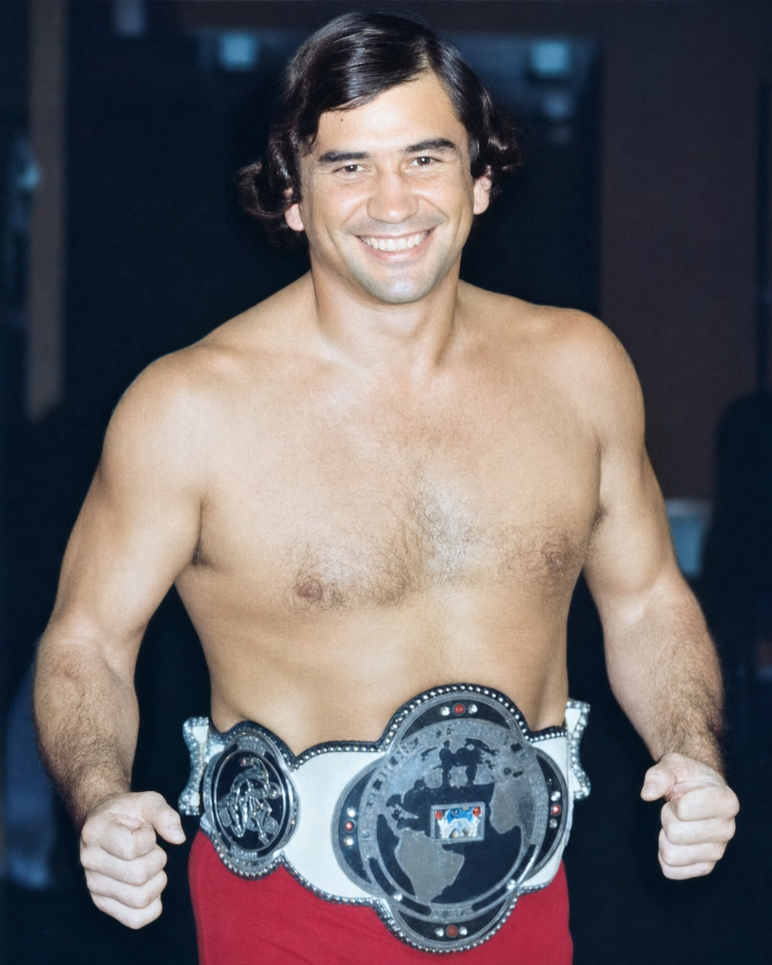 Gerald Brisco: The Untold Story of a Champion's Life Gerald Brisco with the NWA World Junior Heavyweight Championship, a title he won in 1981 by defeating Les Thornton, previously held by legends including Danny Hodge, Dory Funk Sr., and Hiro Matsuda.