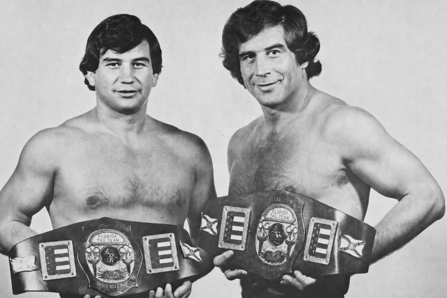 Gerald Brisco: The Untold Story of a Champion's Life Gerald Brisco and Jack Brisco as NWA Florida Tag Team Champions.