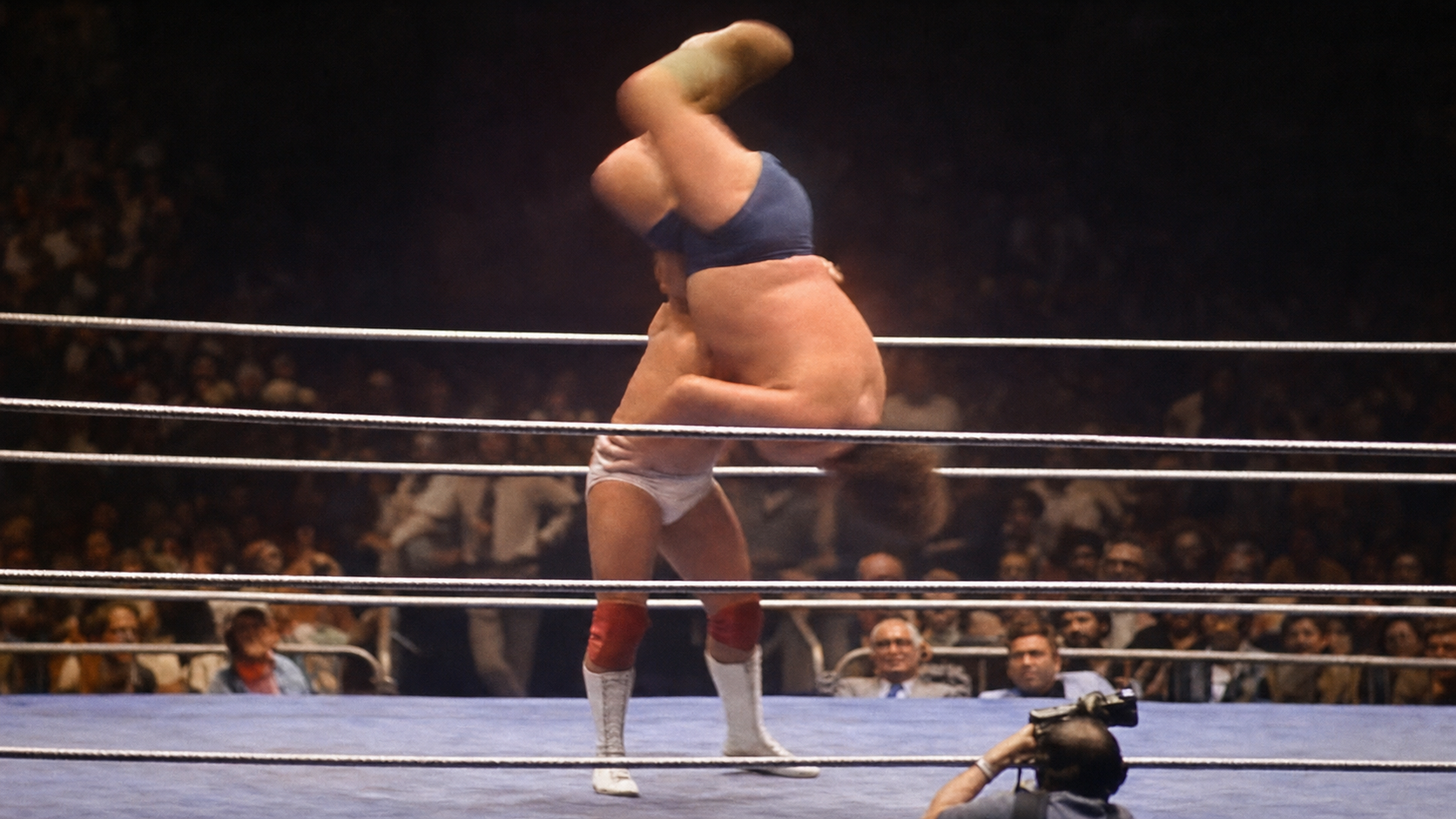 30 Times Andre the Giant Was Bodyslammed Hulk Hogan successfully bodyslams Andre the Giant at Madison Square Garden on September 22, 1980, in front of 20,000 fans, before Andre falls on Hogan for the pin.