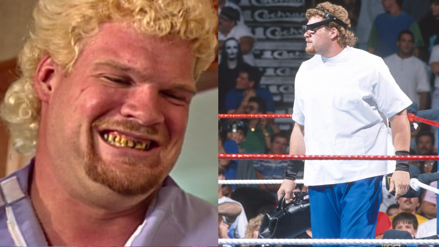15 1990s WWF Heels That Deserve More Love! Glenn Jacobs as Isaac Yankem DDS, Jerry Lawler's personal dentist and pre-Kane WWF heel, during his 1995 to 1996 run