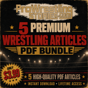 5 Premium Wrestling Articles PDF Bundle from Pro Wrestling Stories, digital eBook download, $3.99