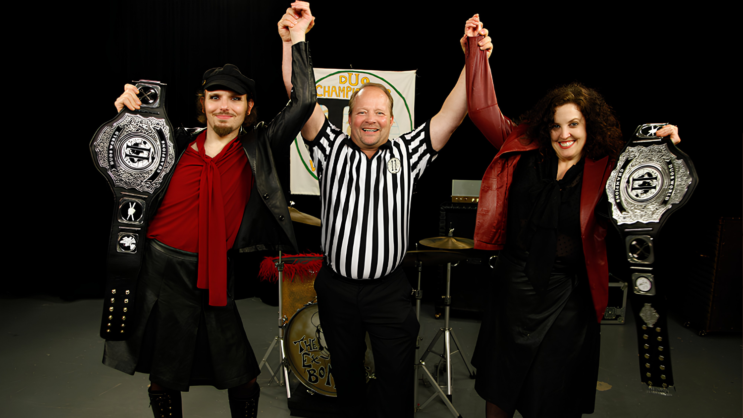 Behind the scenes on The Ex-Bombers' "Get the Experience" music video shoot, featuring Jack Doan, who served as a referee in the WWF and WWE for nearly two decades. For the shoot, Doan wore a Tommy Young-style referee shirt as a nod to the Tennessee wrestling territory era. 