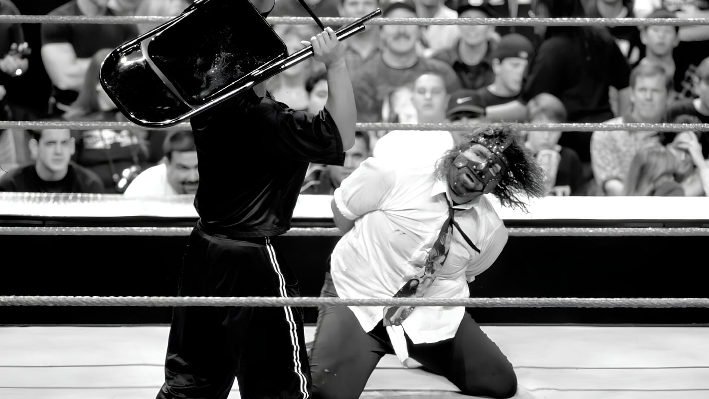 Mankind, Mick Foley, braced for an unprotected chair shot to the head from The Rock during WWE’s Attitude Era, when direct blows to the skull were still routine and the long-term consequences for performers were not yet fully understood or widely acknowledged. Some moves and spots faded because wrestling changed. Others faded because they needed to. 