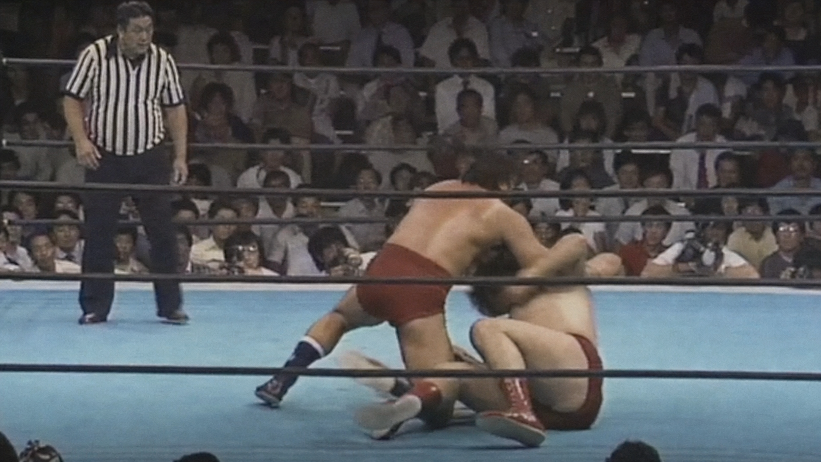 30 Times Andre the Giant Was Bodyslammed Seiji Sakaguchi takes down Andre the Giant in New Japan Pro Wrestling on June 5th, 1980, during a card that also featured Andre against Stan Hansen. Sakaguchi and Andre met several times in documented NJPW singles bouts between 1980 and 1984. This is not the match in which Sakaguchi bodyslammed Andre, as footage of that specific 1984 bout has not yet been discovered.