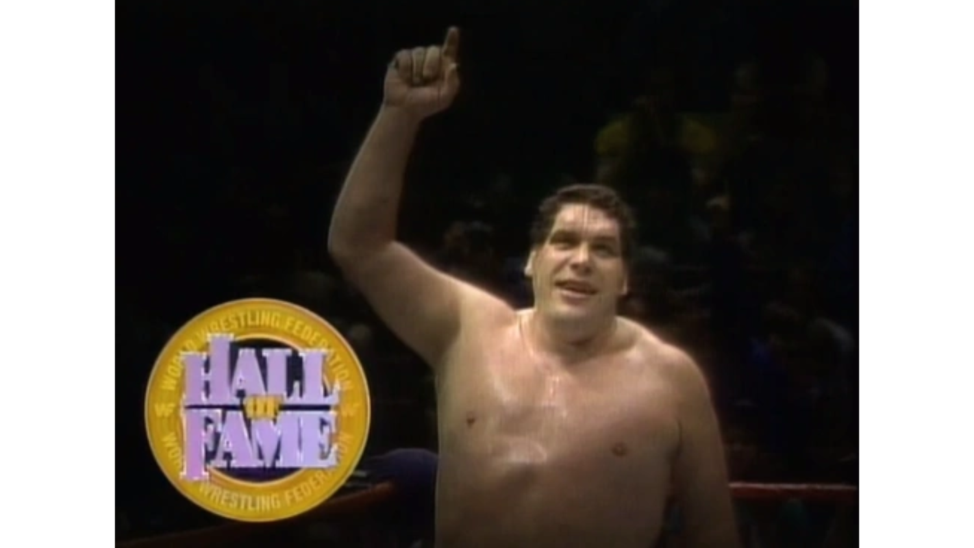 Andre the Giant stands alone as the sole member of the WWE Hall of Fame Class of 1993, announced months after his death.