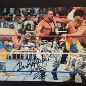 Bushwhacker Luke Signed WWF 8x10 Photo Autograph (of The Bushwhackers)