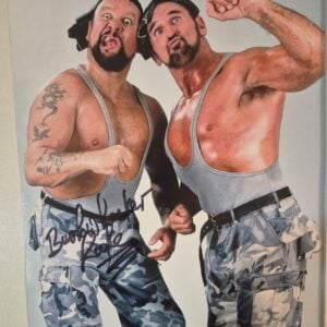 Bushwhacker Luke Signed WWF 8x10 Photo Autograph (The Bushwhackers)