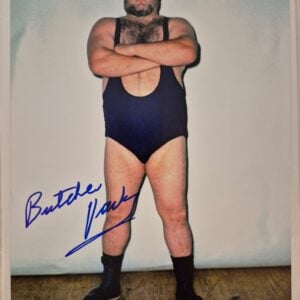 Butcher Paul Vachon Signed WWF 8x10 Photo Autograph (Deceased Legend)