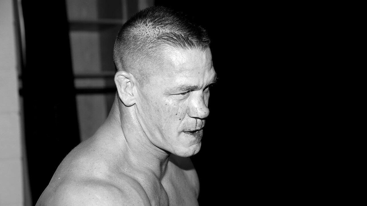 John Cena's Real Fight: 8 Injuries That Almost Ended Him John Cena stands bloodied moments after Seth Rollins' jumping knee broke his nose on Raw in July 2015, an injury that led to surgery and, days later, another comeback.